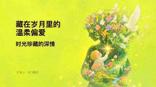 温柔岁月主题 PPT 模板预览